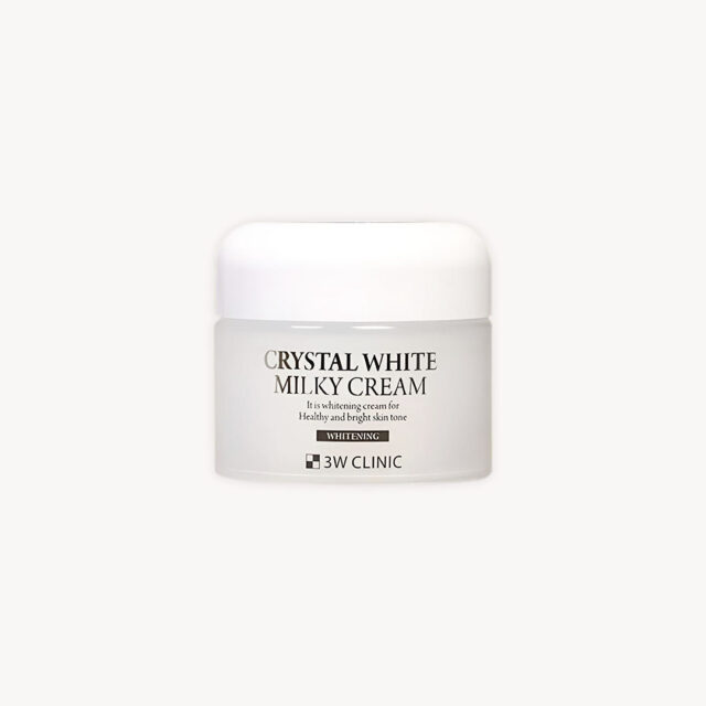 3W Clinic Crystal White Milky Whitening Cream_50ml