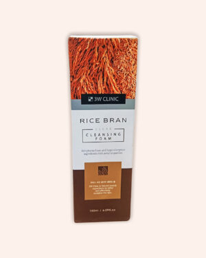 3W Clinic Rice Bran Clear Cleansing Foam_180ml