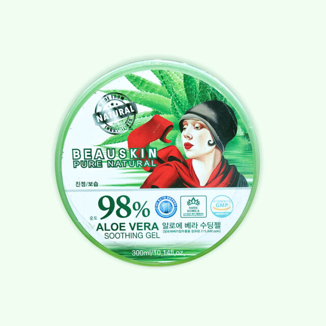 Beauskin Pure Natural 98% Aloe Vera Soothing Gel_300ml