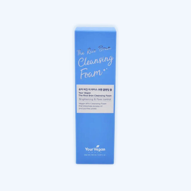 Your Vegan The Rice Bran Brightening & Pore Control Cleansing Foam
